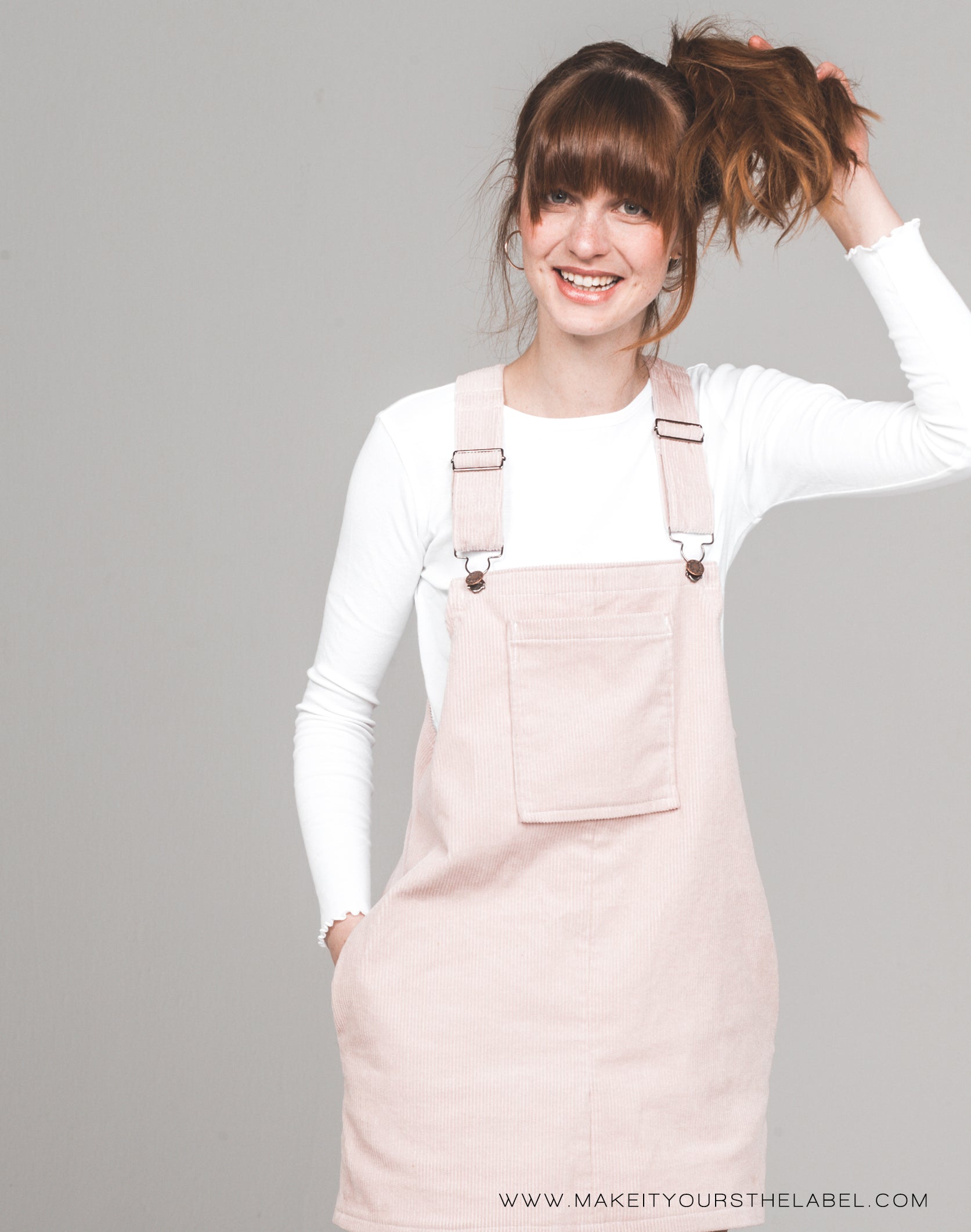 Dungarees Pinafore Dress - Main Image