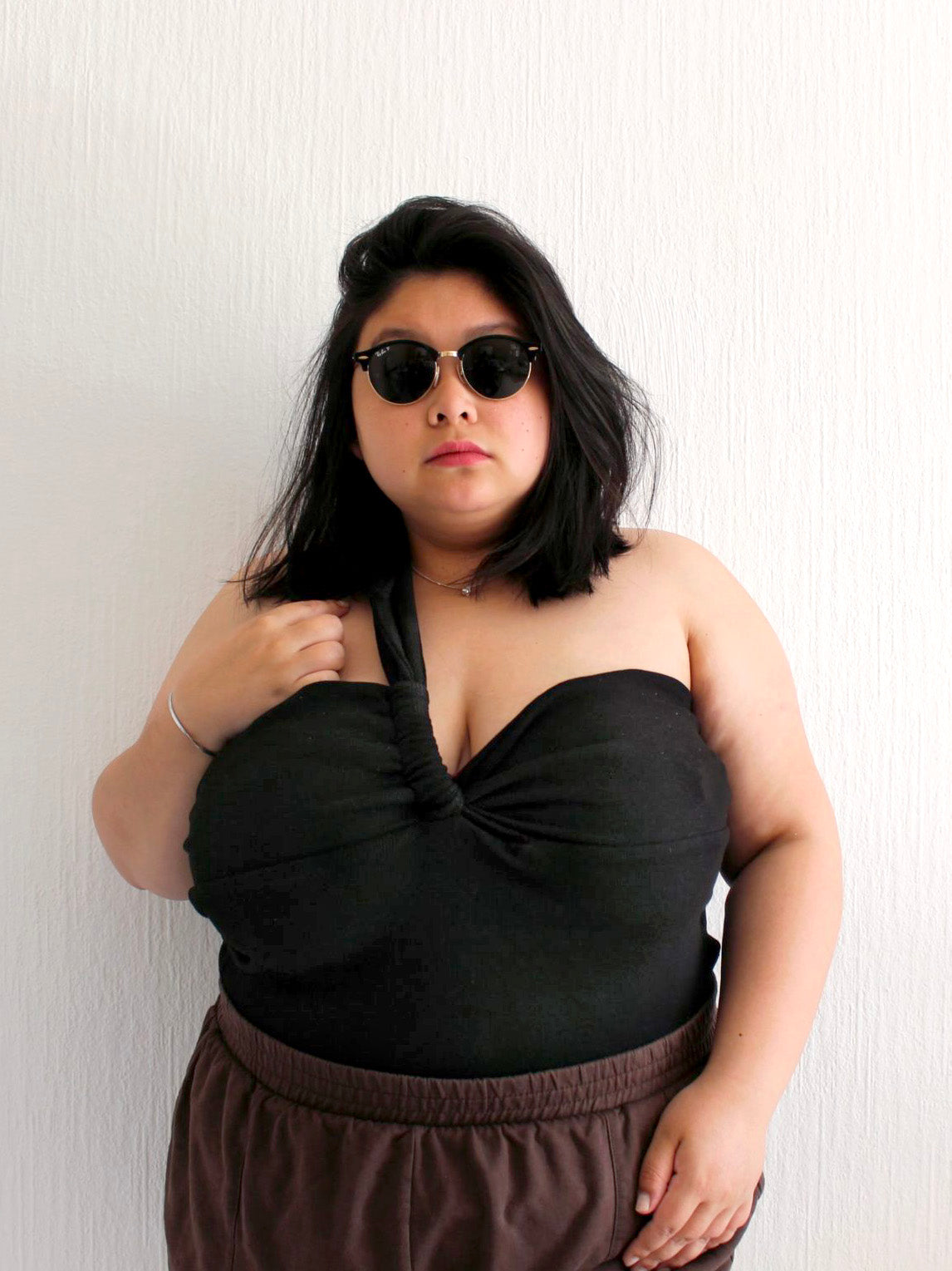 PDF Sewing Pattern: Asymmetrical Tube Top / Strapless Bandeau Top