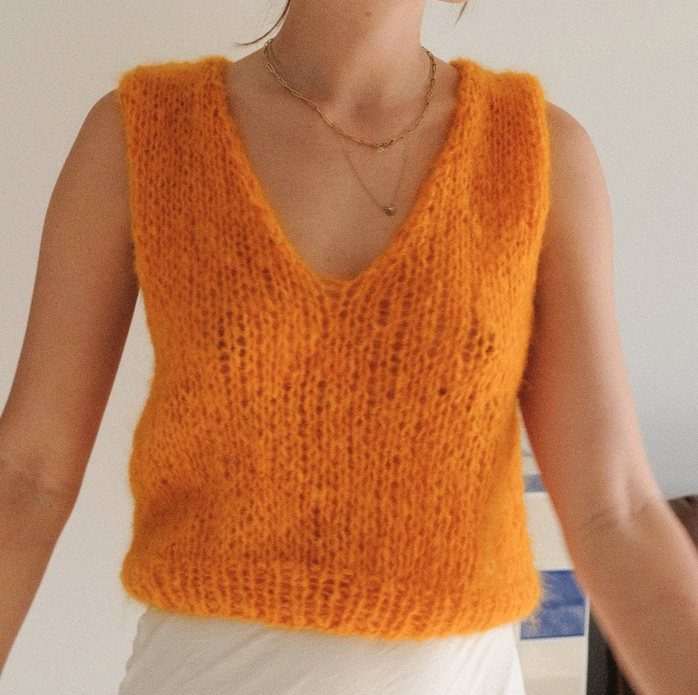 Lydia Tank Top knitting PATTERN