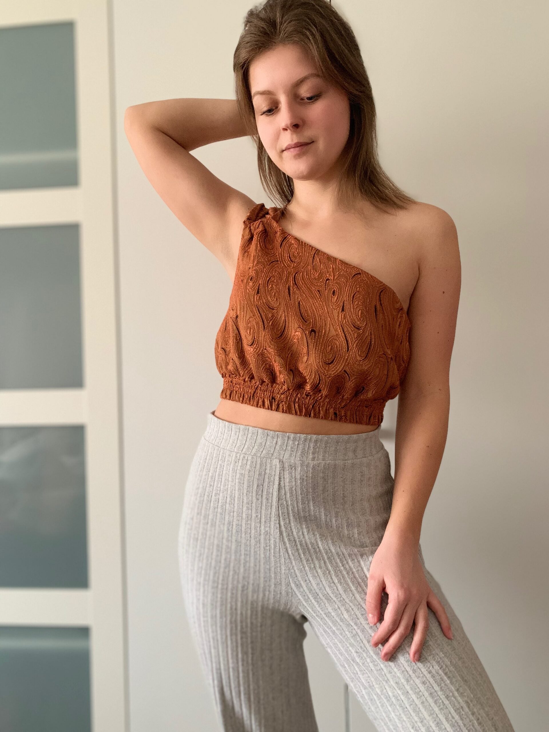 Twisted Asymmetrical Crop Top